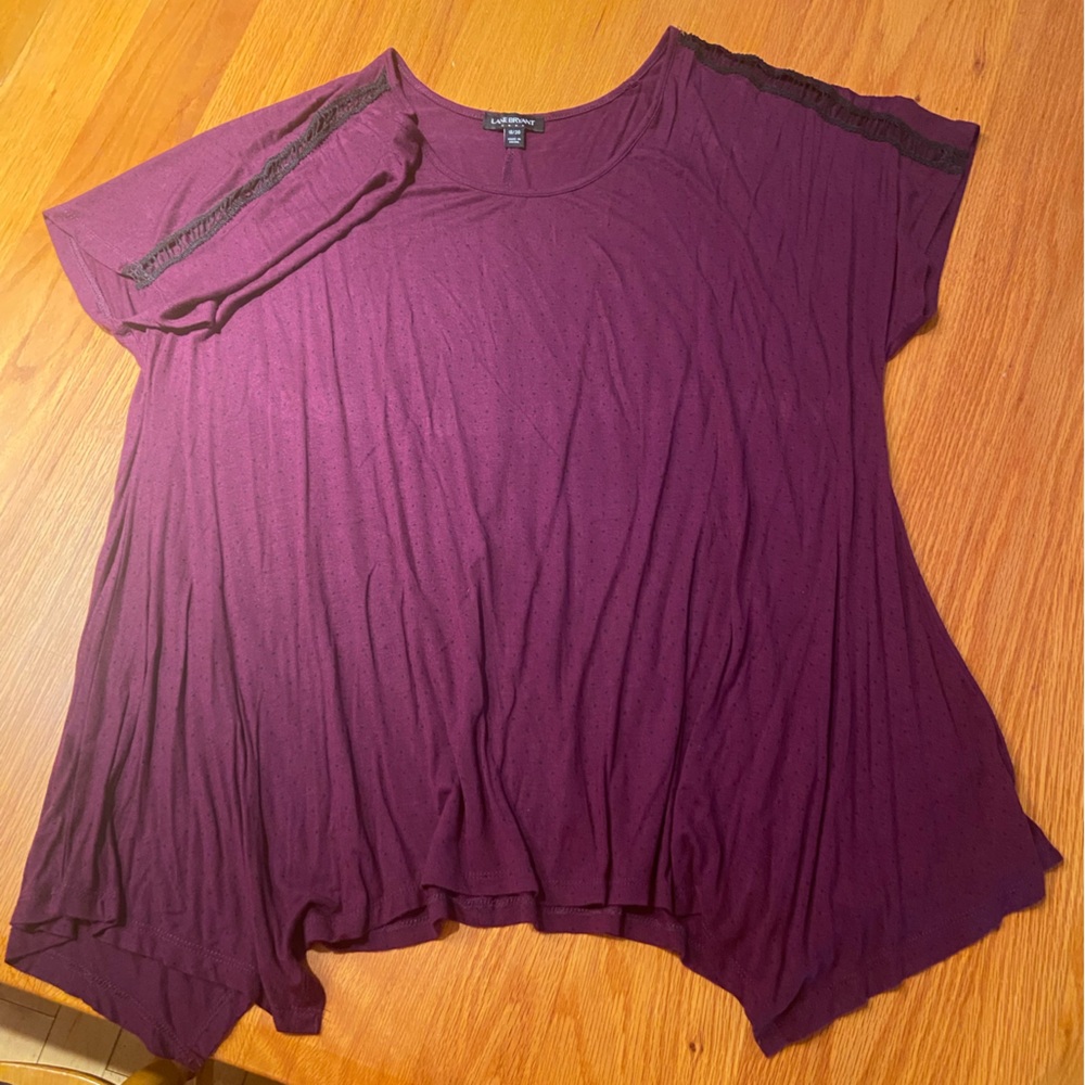 Lane Bryant Mauve/Purple Women's Tunic